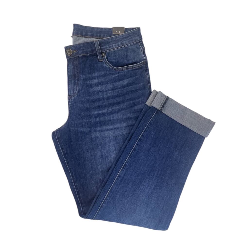NEW! KUT from the Kloth Carrie Boyfriend Jeans Womens Size 12 Denim Relaxed Fit - Picture 3 of 12